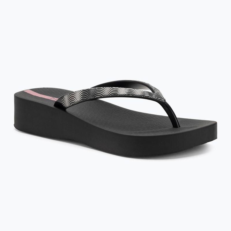 Infradito Ipanema Mesh X Plat donna nero/nero/lilla