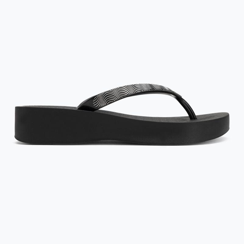 Infradito Ipanema Mesh X Plat donna nero/nero/lilla 2