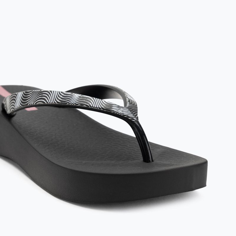 Infradito Ipanema Mesh X Plat donna nero/nero/lilla 7