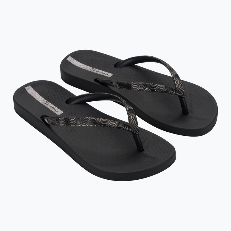 Infradito Ipanema Mesh IX donna nero/nero/grigio scuro