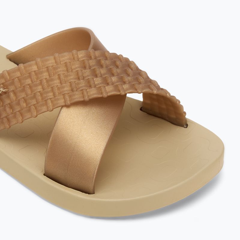 Infradito Ipanema Sense Slide beige/oro da donna 7