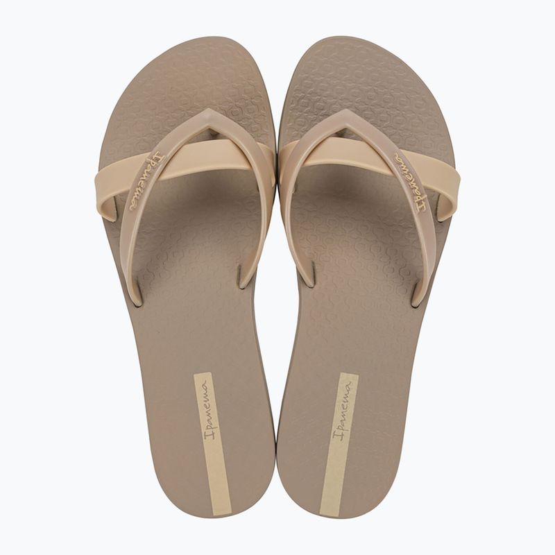 Infradito Ipanema Kirei beige/metallico beige da donna 2