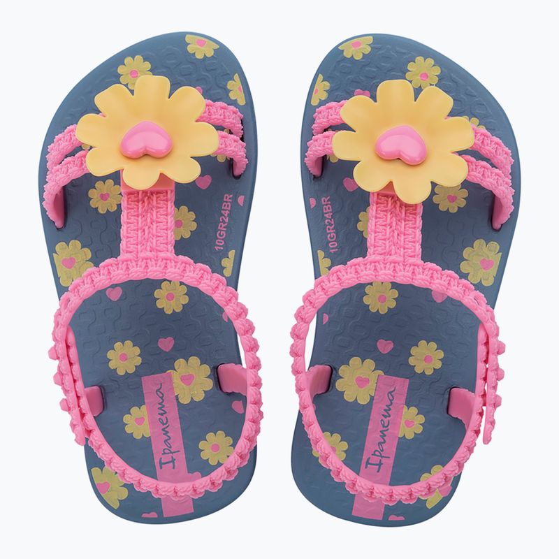 Sandali Ipanema Daisy Baby blu/rosa/giallo 2
