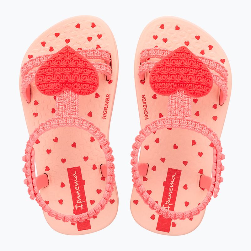 Sandali per bambini Ipanema My First Baby beige/rosa/rosso 2