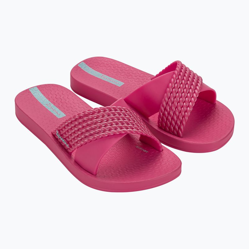 Infradito Ipanema Street Kids rosa/rosa scuro/verde