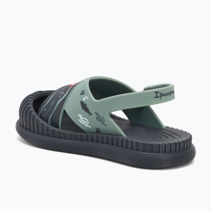 Sandali Ipanema Fun Sea Baby grigio/verde 3