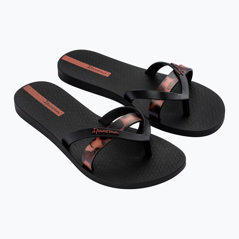 Infradito Ipanema Kirei Chic nero/marrone con piastrelle da donna