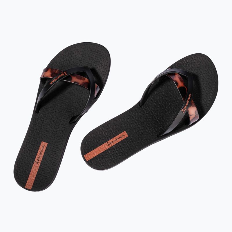 Infradito Ipanema Kirei Chic nero/marrone con piastrelle da donna 3