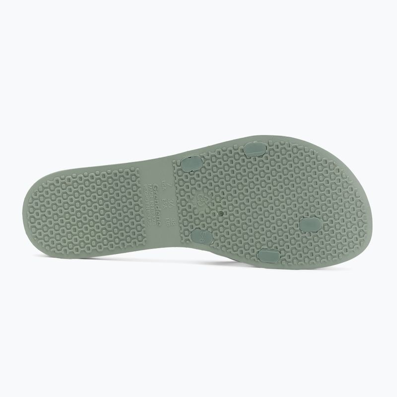 Infradito Ipanema Kirei Chic verde da donna 4