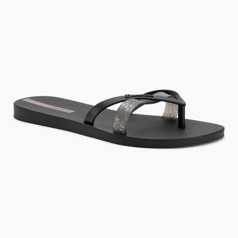 Infradito Ipanema Kirei Chic nero/glitter/viola da donna