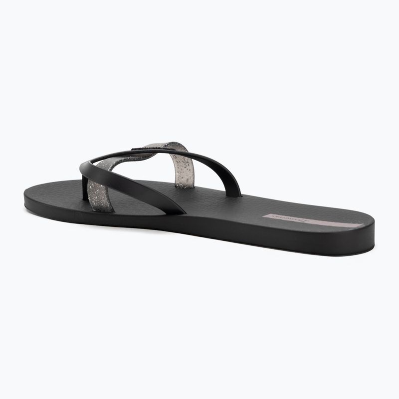 Infradito Ipanema Kirei Chic nero/glitter/viola da donna 3