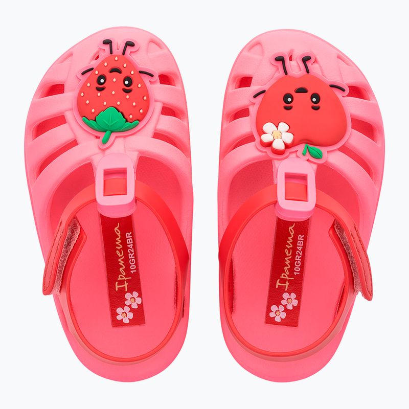 Sandali Ipanema Summer XIV Baby rosa scuro/rosso 2