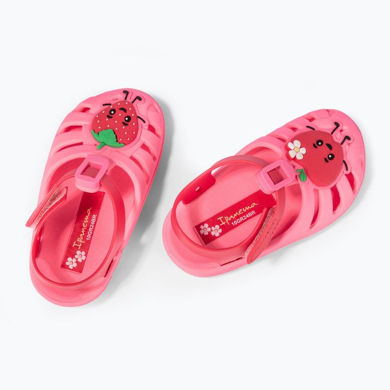 Sandali Ipanema Summer XIV Baby rosa scuro/rosso 3
