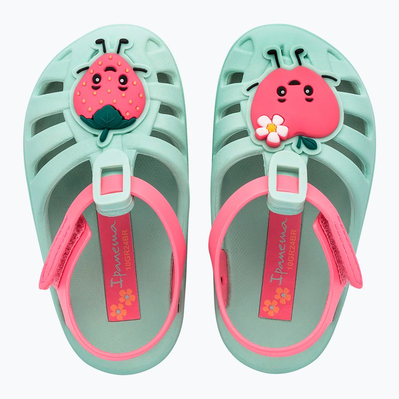 Sandali Ipanema Summer XIV Baby verde/rosa 2