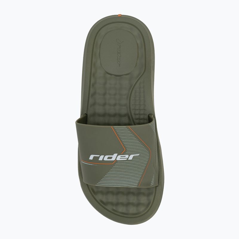 RIDER Step Slide verde/verde/bianco infradito da uomo 5