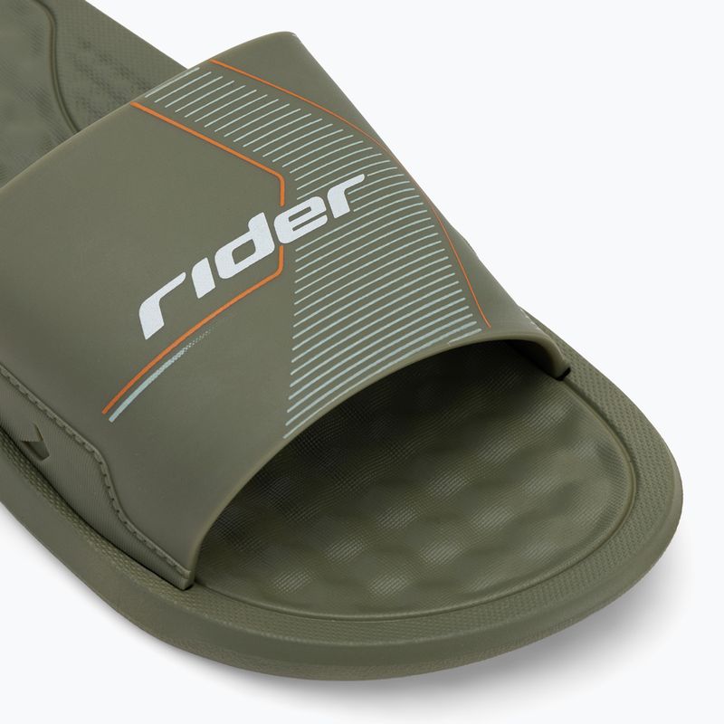RIDER Step Slide verde/verde/bianco infradito da uomo 7