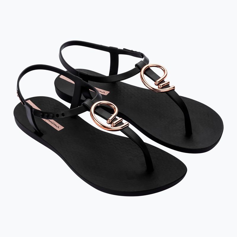 Sandali Ipanema Class da donna, neri/oro/rosa, alla moda