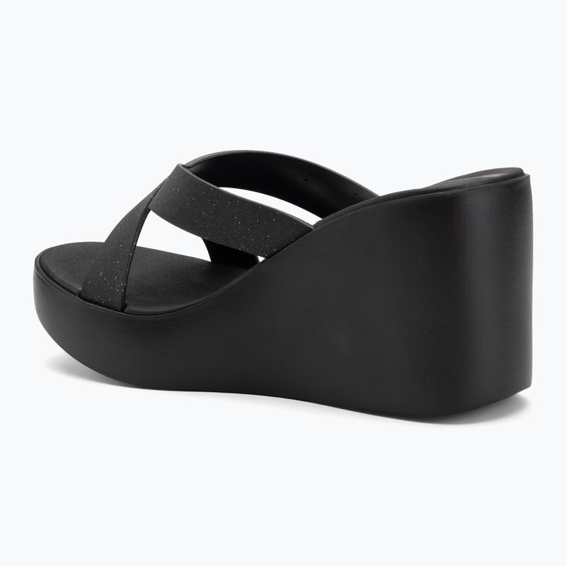 Infradito donna Ipanema High Fashion II Slide nero/glitter nero/lilla 3