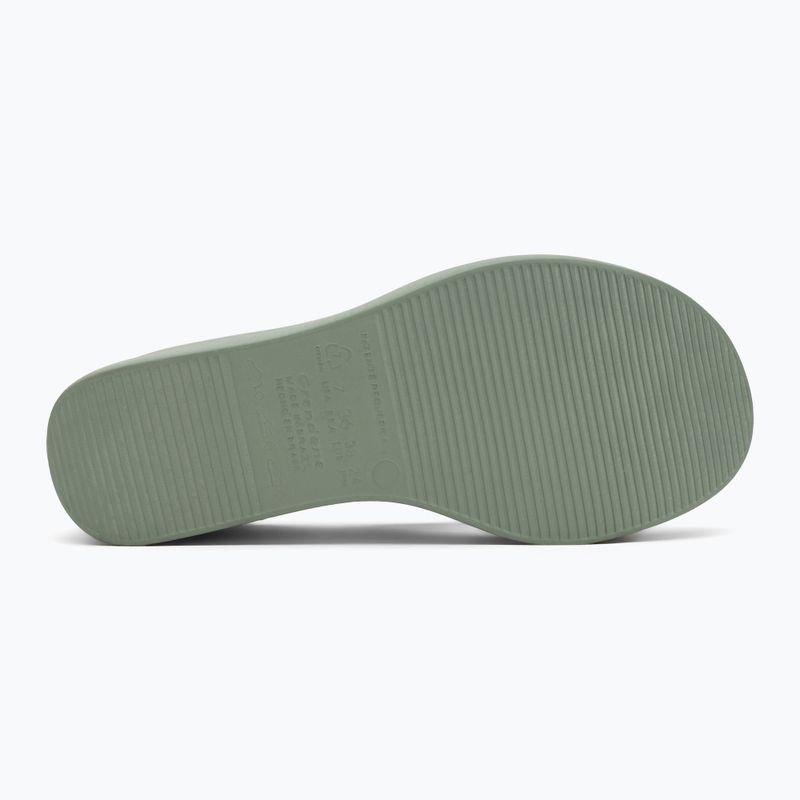 Infradito donna Ipanema High Fashion II Slide verde/glitter verde/grigio 4