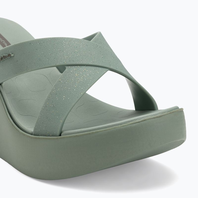 Infradito donna Ipanema High Fashion II Slide verde/glitter verde/grigio 7
