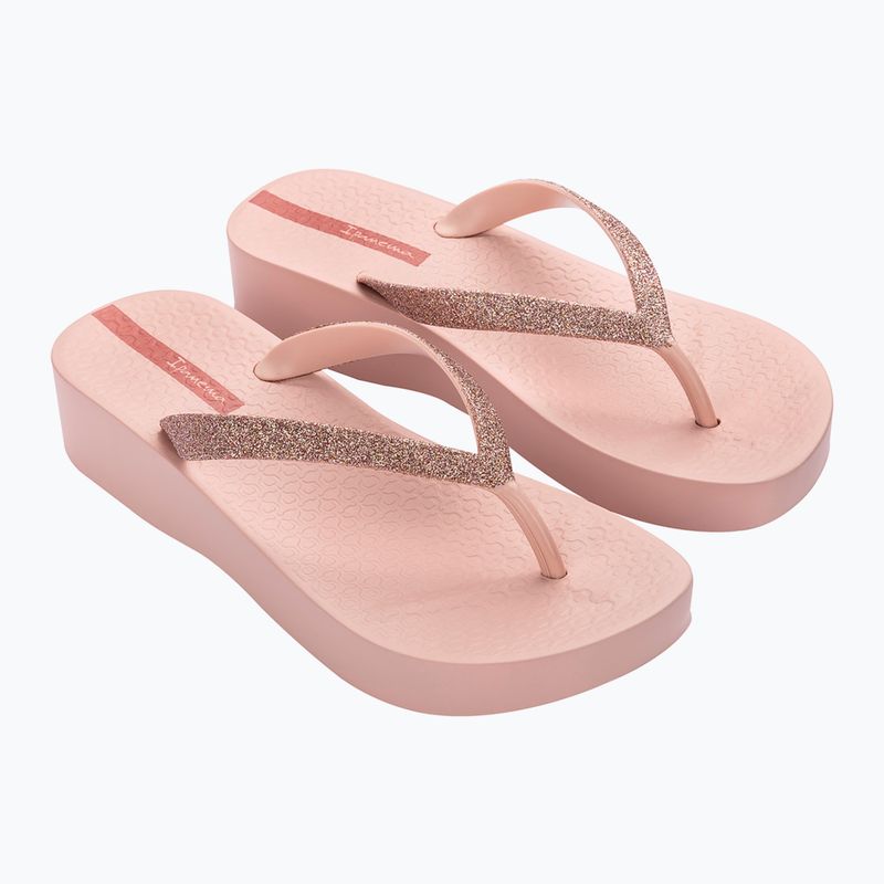 Infradito donna Ipanema Mesh Chic Plat rosa/glitter rosa