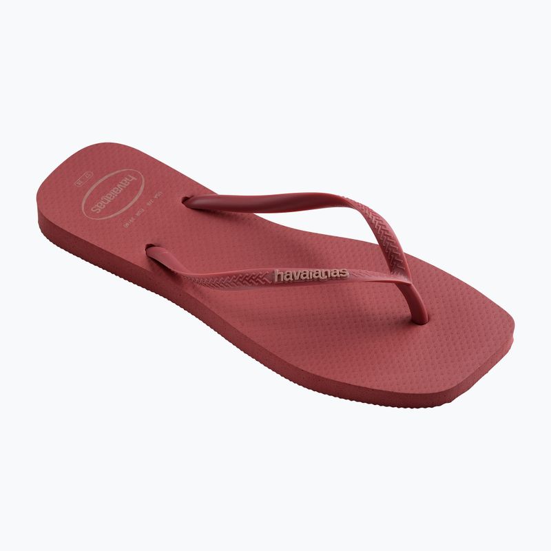 Infradito Havaianas Square Logo Donna Pop Up pau brasil 8