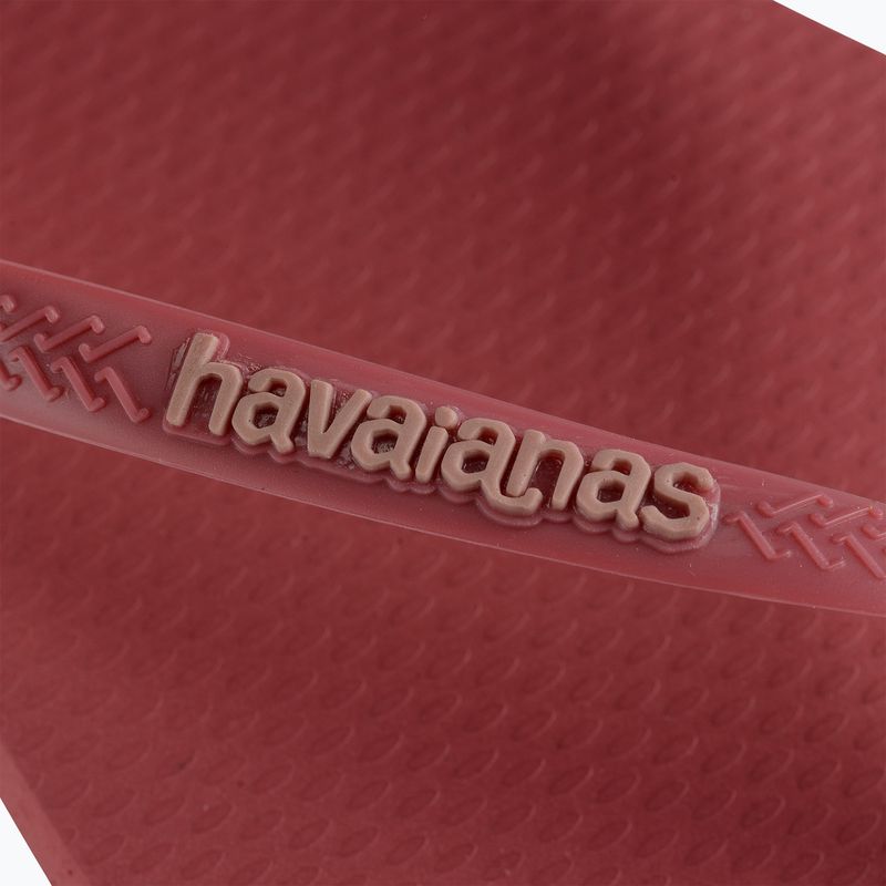 Infradito Havaianas Square Logo Donna Pop Up pau brasil 12