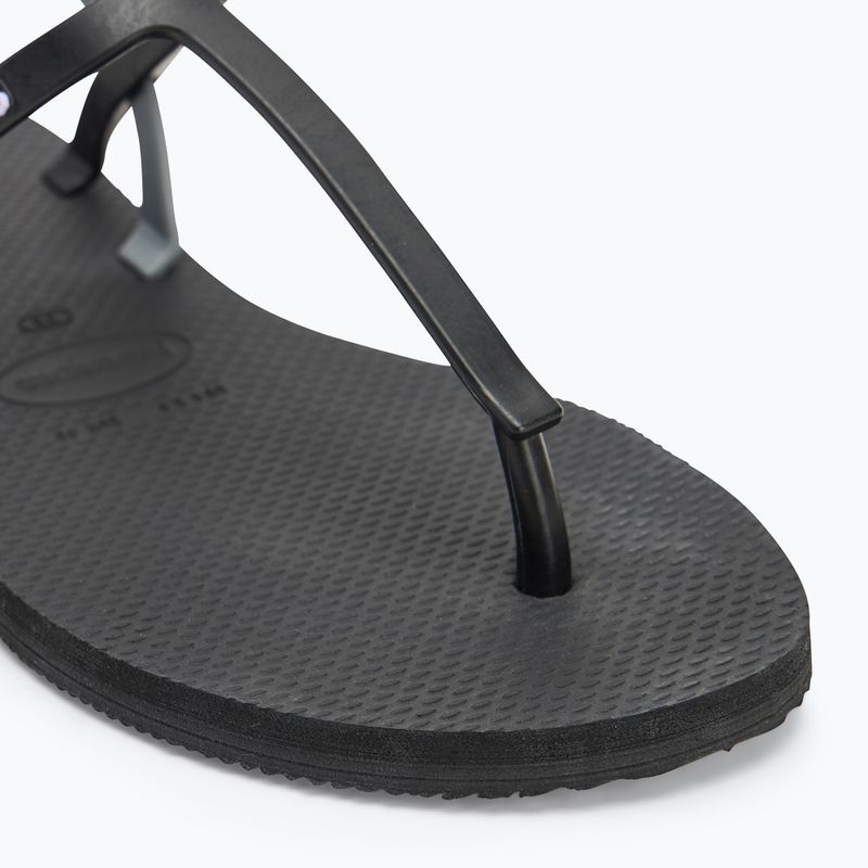 Sandali donna Havaianas Paraty RJ nero 7