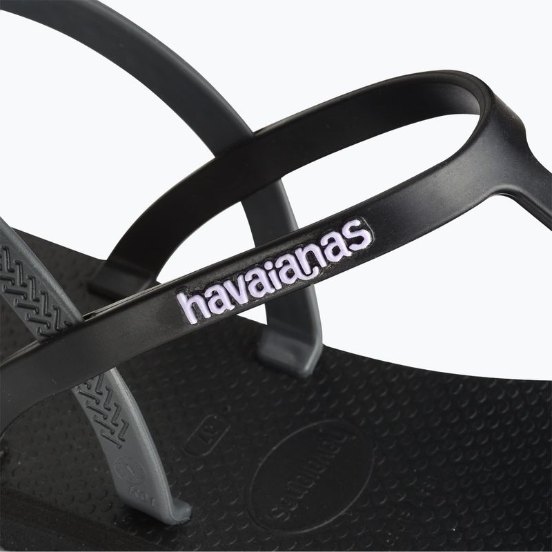 Sandali donna Havaianas Paraty RJ nero 4