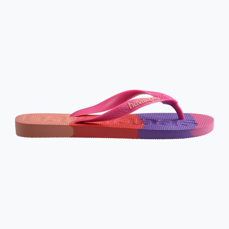 Havaianas Top Logomania Colors II rosa infradito 9