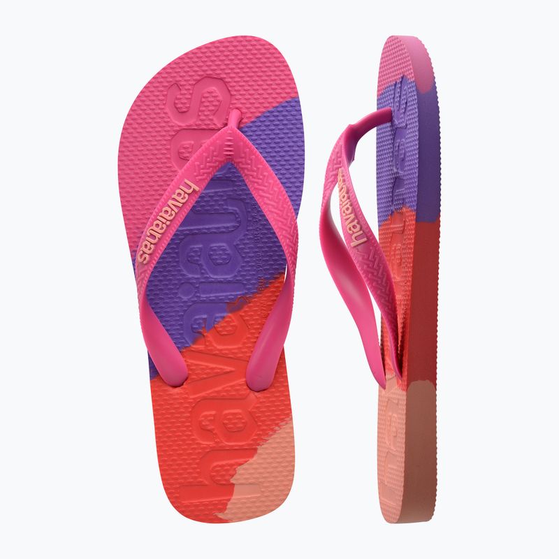 Havaianas Top Logomania Colors II rosa infradito 11