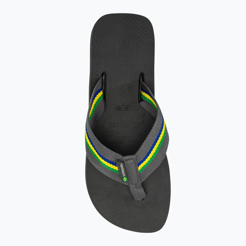 Infradito Havaianas Urban Brasil da uomo, nuovo colore grafite 5