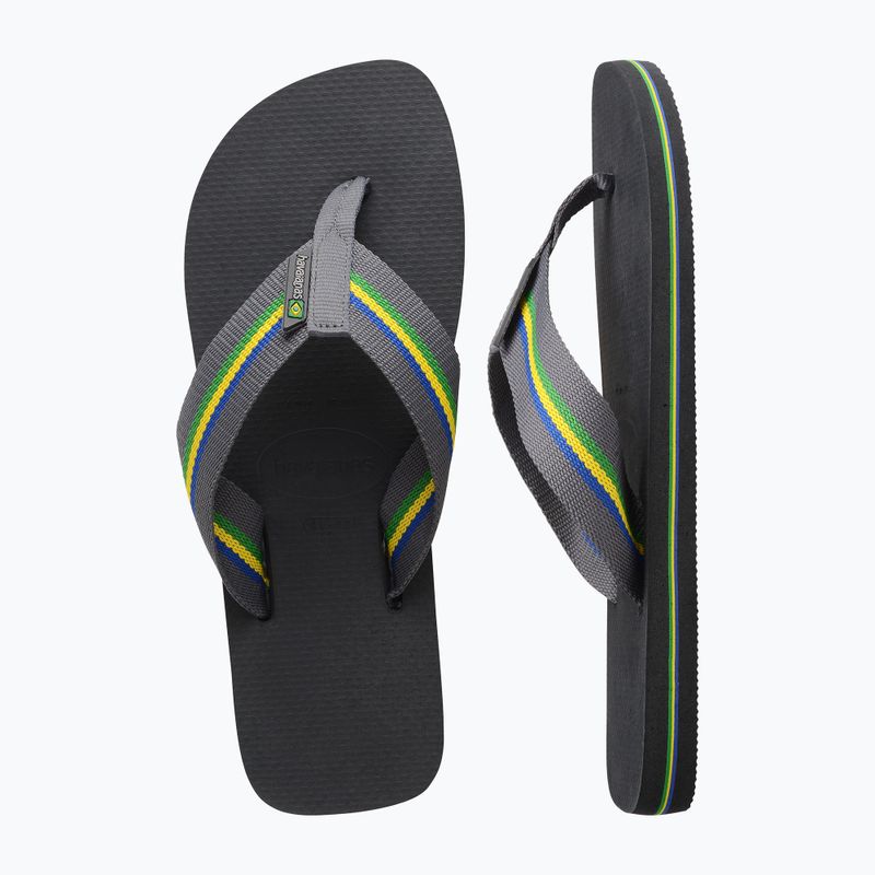 Infradito Havaianas Urban Brasil da uomo, nuovo colore grafite 11