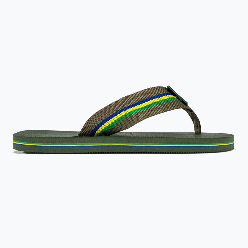 Infradito Havaianas Urban Brasil verde oliva da uomo 2