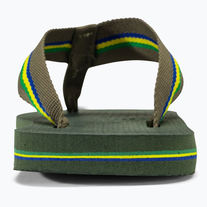 Infradito Havaianas Urban Brasil verde oliva da uomo 6