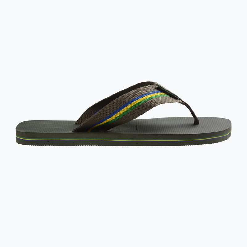 Infradito Havaianas Urban Brasil verde oliva da uomo 9