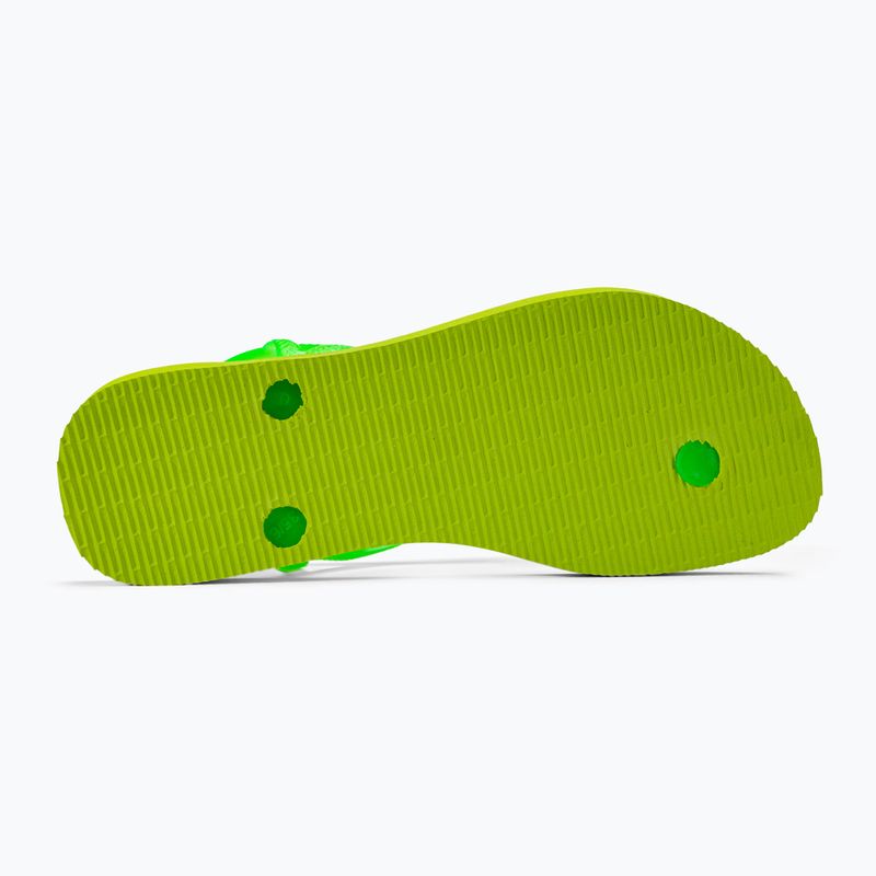 Sandali da donna Havaianas Luna Verde limone neon 5