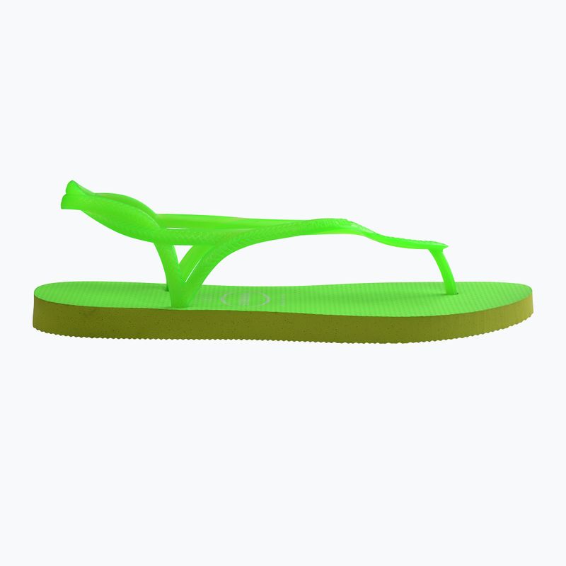 Sandali da donna Havaianas Luna Verde limone neon 9