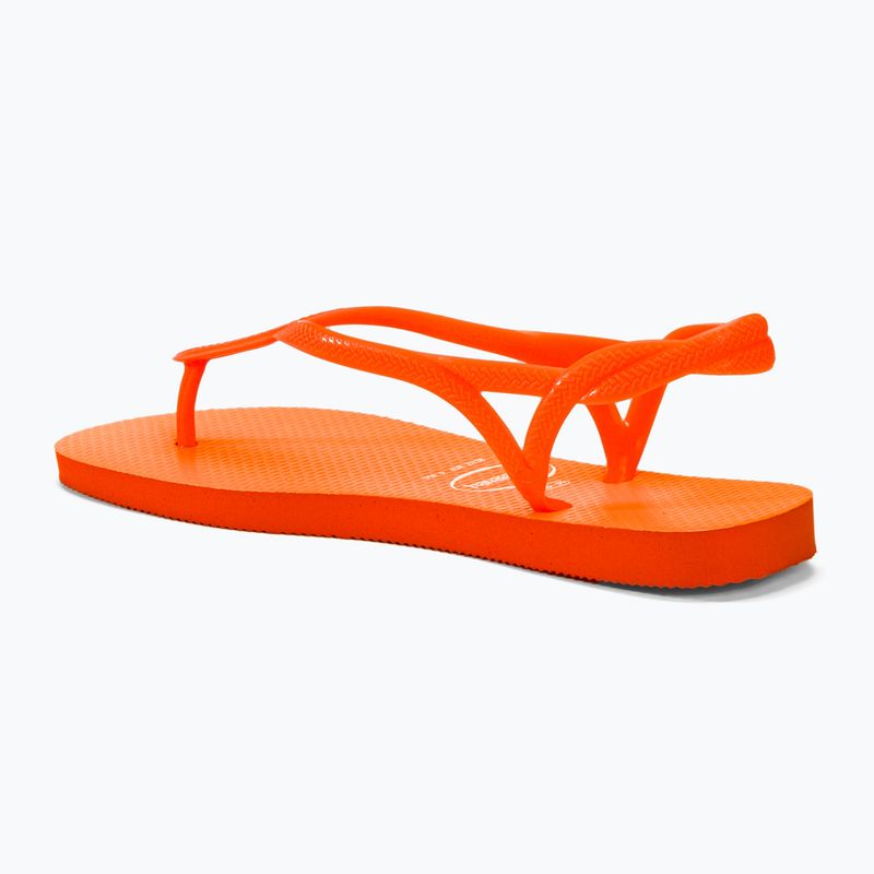 Sandali da donna Havaianas Luna Neon arancione tramonto 3