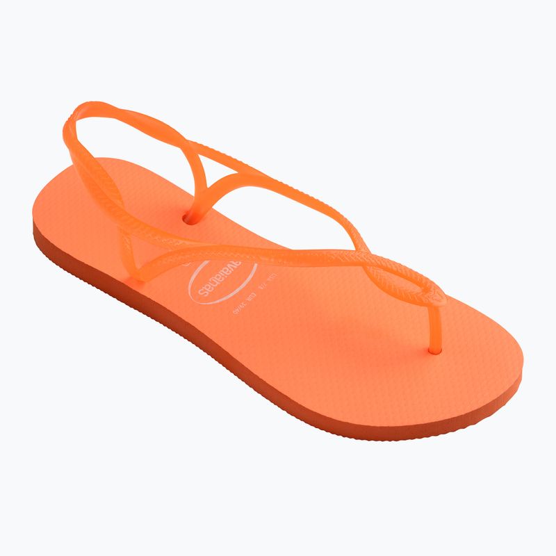 Sandali da donna Havaianas Luna Neon arancione tramonto 8