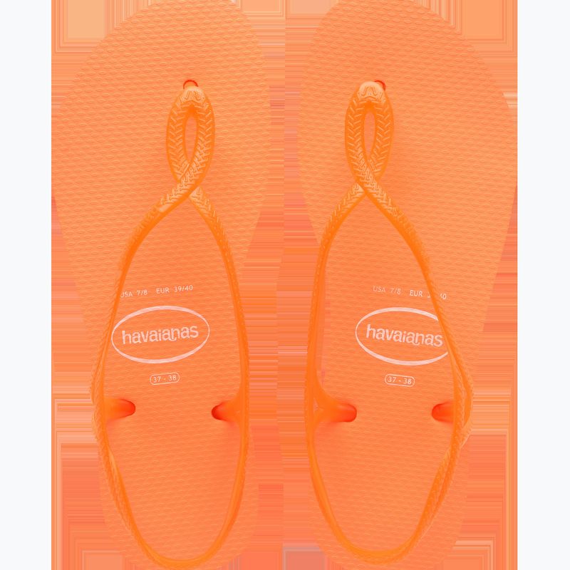 Sandali da donna Havaianas Luna Neon arancione tramonto 12