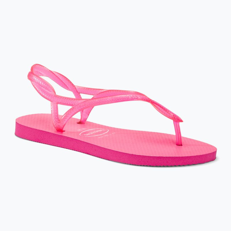 Sandali Havaianas Luna rosa fluo da donna