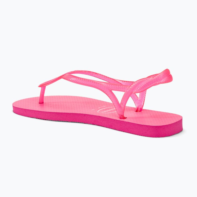 Sandali Havaianas Luna rosa fluo da donna 3