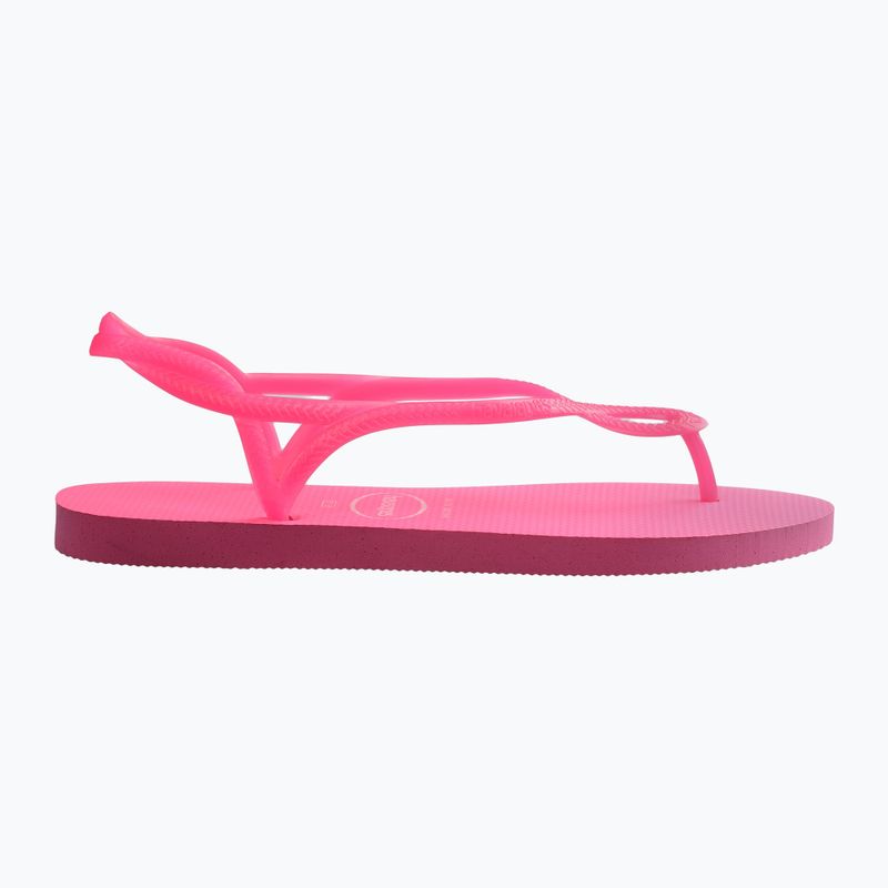 Sandali Havaianas Luna rosa fluo da donna 9