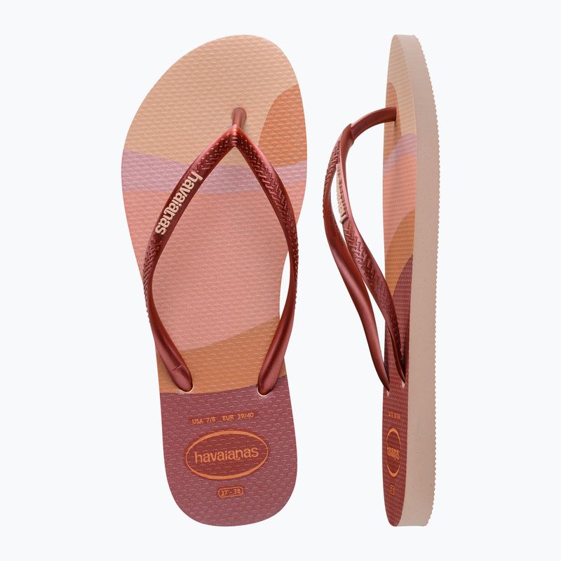 Havaianas Slim Palette Glow infradito donna rosa 4