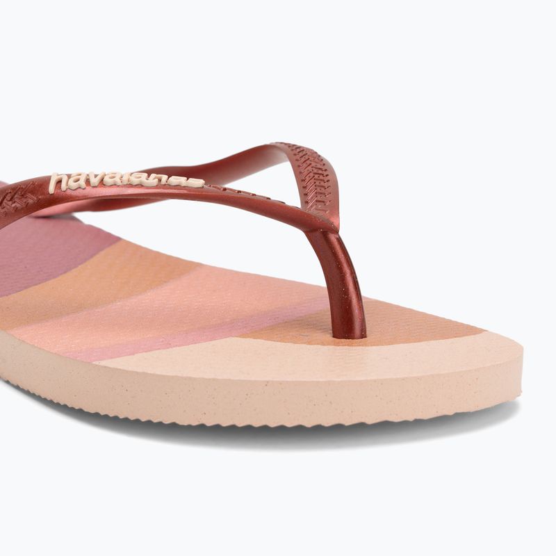 Havaianas Slim Palette Glow infradito donna rosa 7