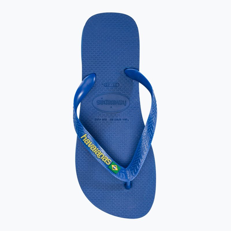 Havaianas Brasil Logo Neon infradito blu stella / blu stella 5