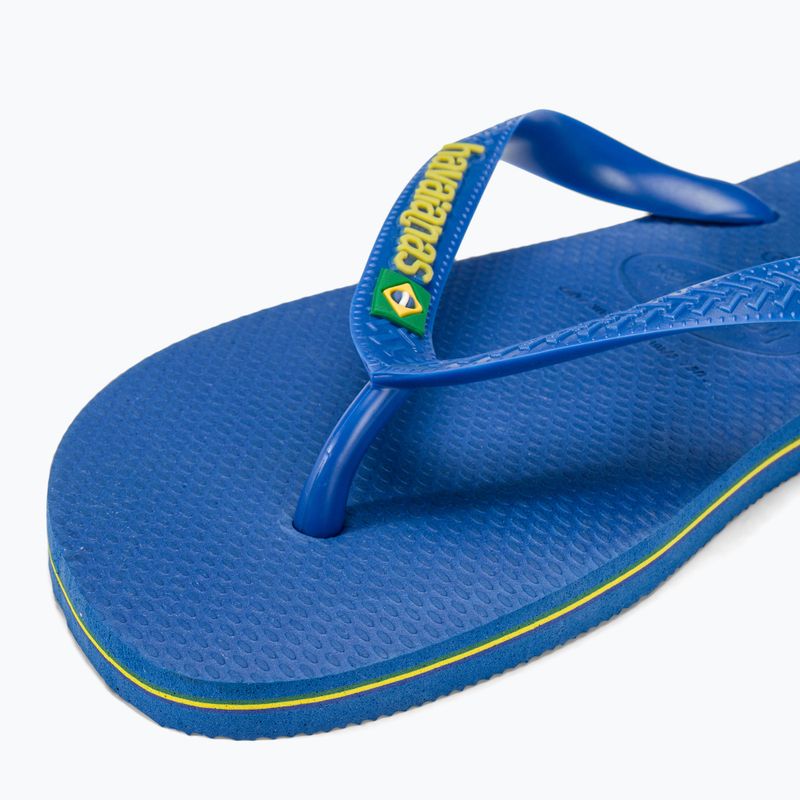 Havaianas Brasil Logo Neon infradito blu stella / blu stella 7