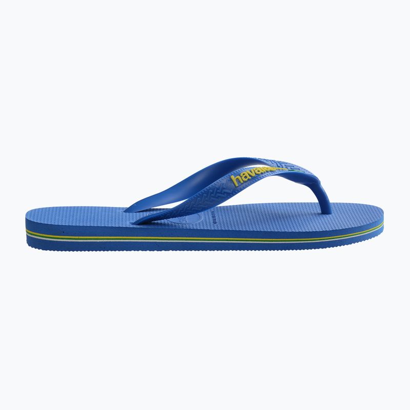 Havaianas Brasil Logo Neon infradito blu stella / blu stella 9