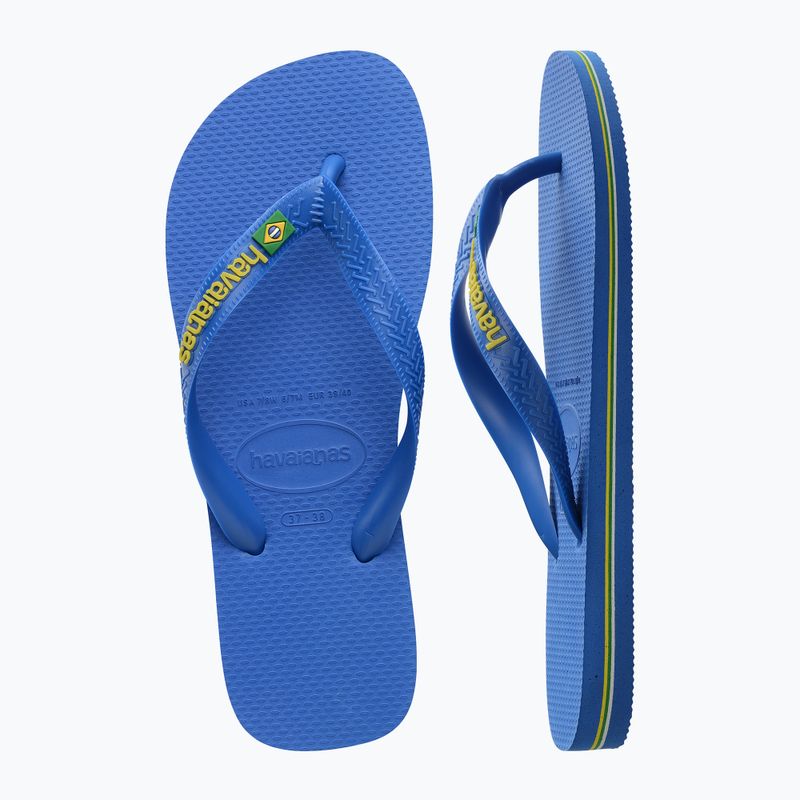 Havaianas Brasil Logo Neon infradito blu stella / blu stella 11